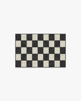 Jaque Checkered Black Rug