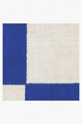Jaque Checkered Blue Outdoor Rug