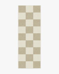 Jaque Checkered Stone Rug