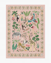 Jingle Jungle Soft Pink Rug by Iris Apfel