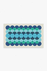 Biba Blue Green Rug by Jonathan Adler