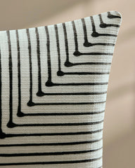 Inkdrop Ivory Woven Throw Pillow by Jonathan Adler