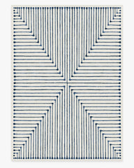 Inkdrop Slate Blue Rug by Jonathan Adler