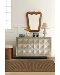 Labyrinth Brown & Orange Rug by Jonathan Adler