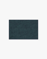 Labyrinth Navy & Teal Rug by Jonathan Adler