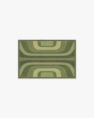 Paradox Green Rug by Jonathan Adler