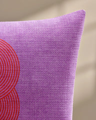 Pompidou Lavender & Red Woven Throw Pillow by Jonathan Adler