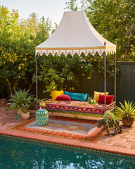 Hilma Papaya Outdoor Rug by Justina Blakeney