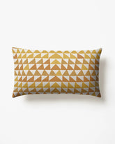 Miya Ochre Woven Throw Pillow by Justina Blakeney