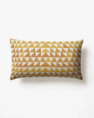 Miya Ochre Woven Throw Pillow by Justina Blakeney