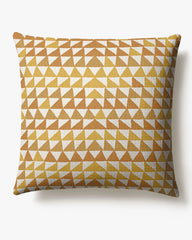 Miya Ochre Woven Throw Pillow by Justina Blakeney