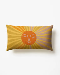 Solis Dawn Woven Throw Pillow by Justina Blakeney