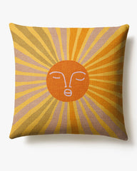 Solis Dawn Woven Throw Pillow by Justina Blakeney
