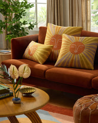 Solis Dawn Woven Throw Pillow by Justina Blakeney