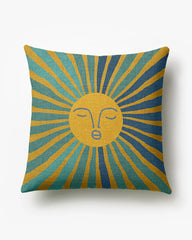 Solis Dusk Woven Throw Pillow by Justina Blakeney