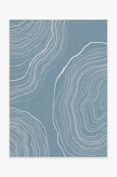 Kalder Slate Blue Outdoor Rug