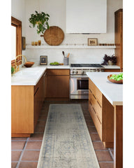 Kamran Blue Quartz Flatwoven Rug