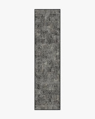 Balancing Act Black Rug by Keith Haring