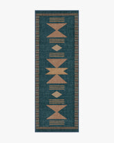 Lark Blue & Rose Rug