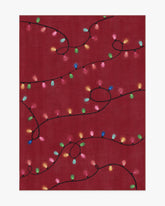 Let It Glow Red Rug