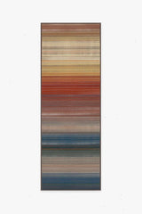 Linear Striped Multicolor Rug