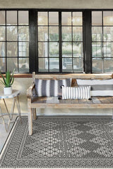 Loseta Black Outdoor Rug