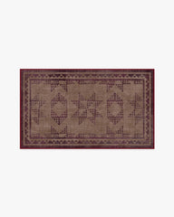 Louisa Brown & Burgundy Rug