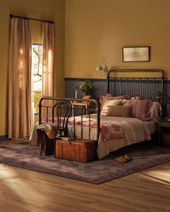 Louisa Brown & Burgundy Rug