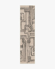 Kassena Black & Ivory Rug by Malene Barnett