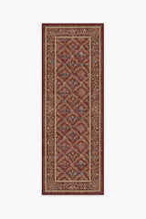 Bellflowers Amber Red Rug by Morris & Co.