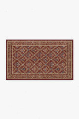 Bellflowers Amber Red Rug by Morris & Co.