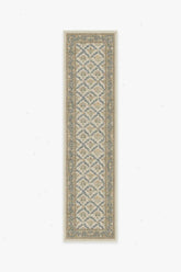 Bellflowers Ivory & Gold Rug by Morris & Co.
