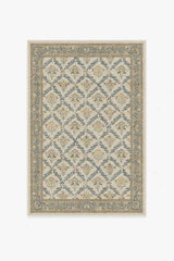Bellflowers Ivory & Gold Rug by Morris & Co.