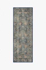 Honeysuckle & Tulip Indigo Rug by Morris & Co.