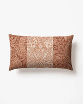 Indian Blush & Rust Woven Lumbar Throw Pillow by Morris & Co.