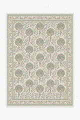 Kelmscott Tree Green Rug by Morris & Co.