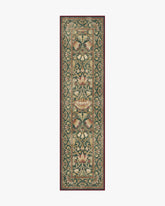 Lodden Soft Evergreen & Gold Rug by Morris & Co.