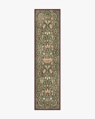 Lodden Soft Evergreen & Gold Rug by Morris & Co.