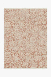 Mallow Rust Flatwoven Rug by Morris & Co.