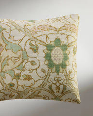 Montreal Vintage Cream Woven Lumbar Throw Pillow by Morris & Co.