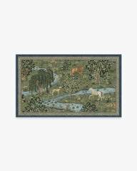 Owl & Willow Green Rug by Morris & Co.