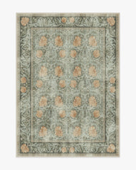 Pimpernel Jade Flatwoven Rug by Morris & Co.