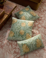 Pimpernel Sage Woven Throw Pillow by Morris & Co.