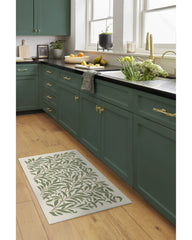 Pure Willow Boughs Green Flatwoven Rug by Morris & Co.