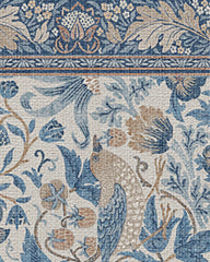 Strawberry Thief Indigo & Ivory Rug by Morris & Co.