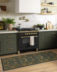 Strawberry Thief Indigo Flatwoven Rug by Morris & Co.