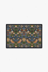 Strawberry Thief Minor Indigo Doormat by Morris & Co.