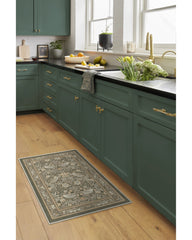 Strawberry Thief Stone Gold Flatwoven Rug by Morris & Co.