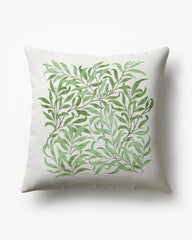 Willow Boughs Garden Sage Woven Throw Pillow by Morris & Co.