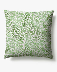 Willow Boughs Garden Sage Woven Throw Pillow by Morris & Co.